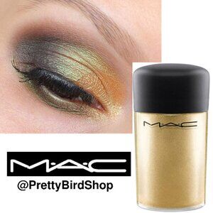 MAC OLD GOLD pigment shadow shimmer metallic NIB hard to find